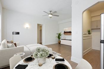 Lighted ceiling fans - The Buckingham / The Commodore / The Parkway Apartments